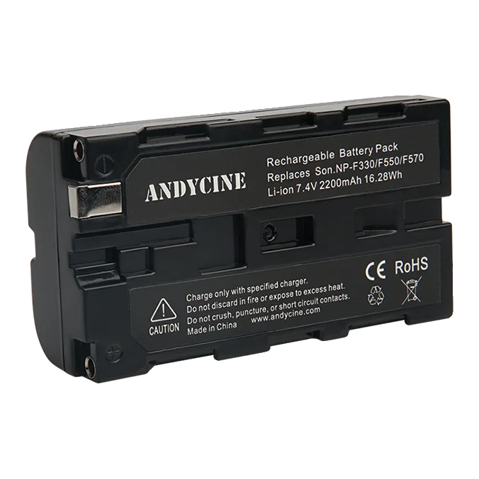 NP-F550 Lithium-Ion Battery Pack (7.4V, 2200mAh) (Multiple Brands)