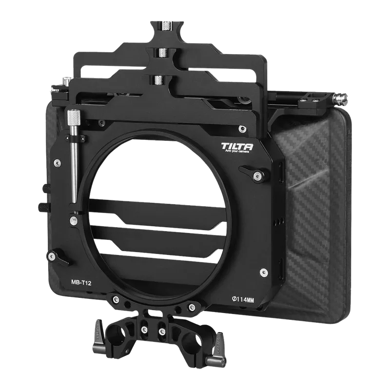 Tilta MB-T12 Carbon Fiber Clip-On Matte Box Kit (110mm)